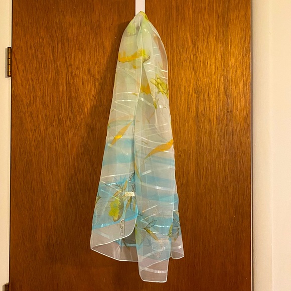 Beautiful Sheer Scarf from Bulgaria - Picture 1 of 7